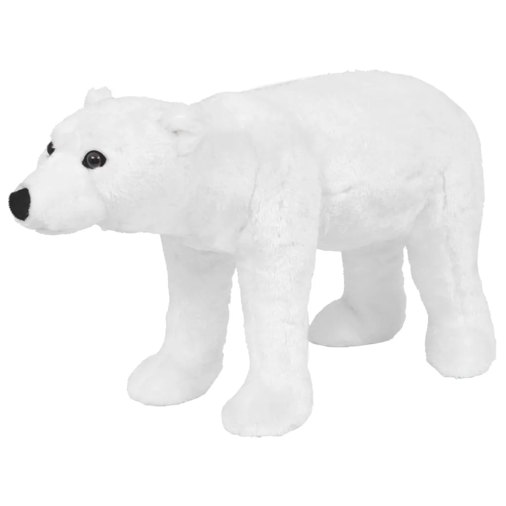 vidaXL Orso Polare in Peluche in Piedi Bianco XXL