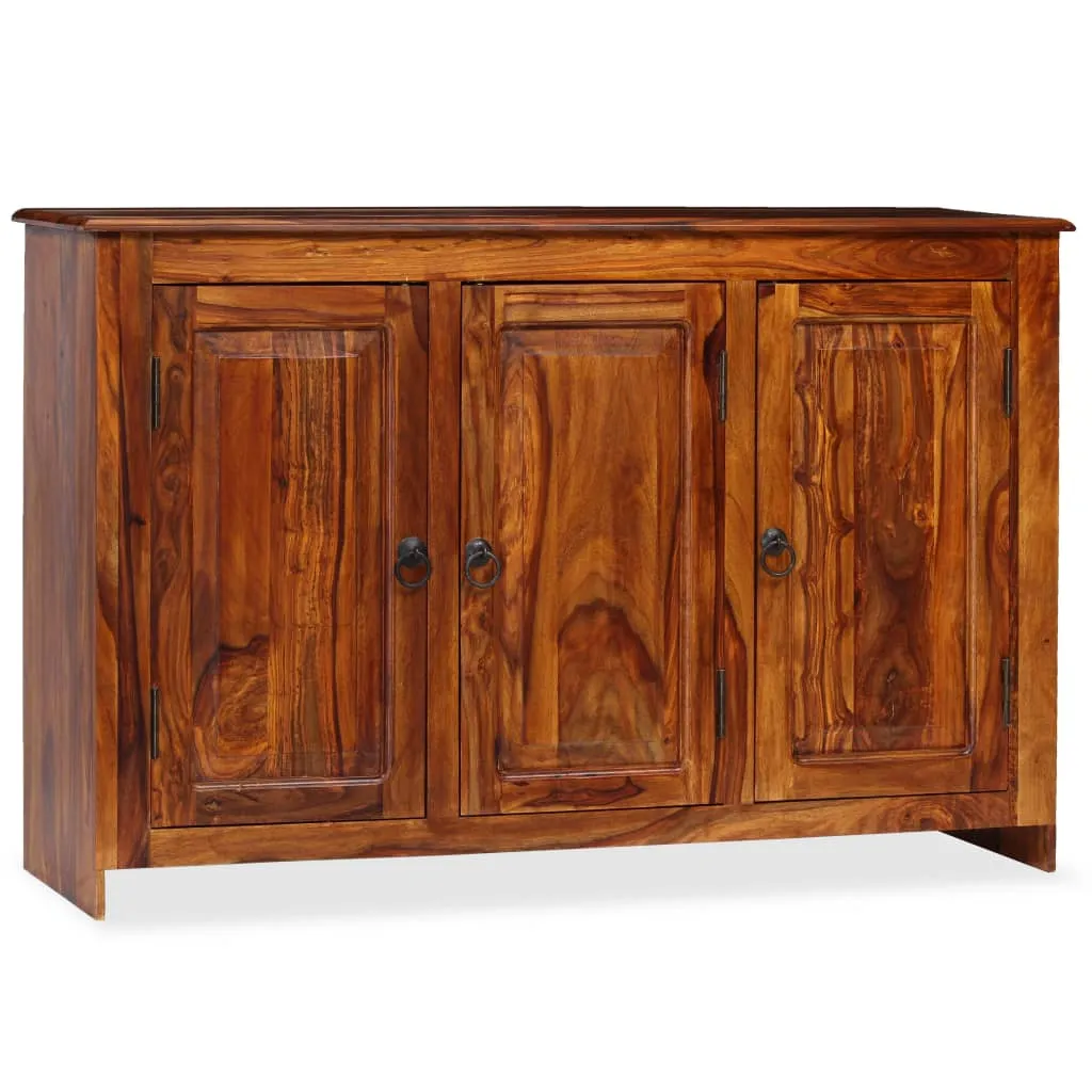 vidaXL Credenza in Legno Massello di Sheesham 115x35x75 cm