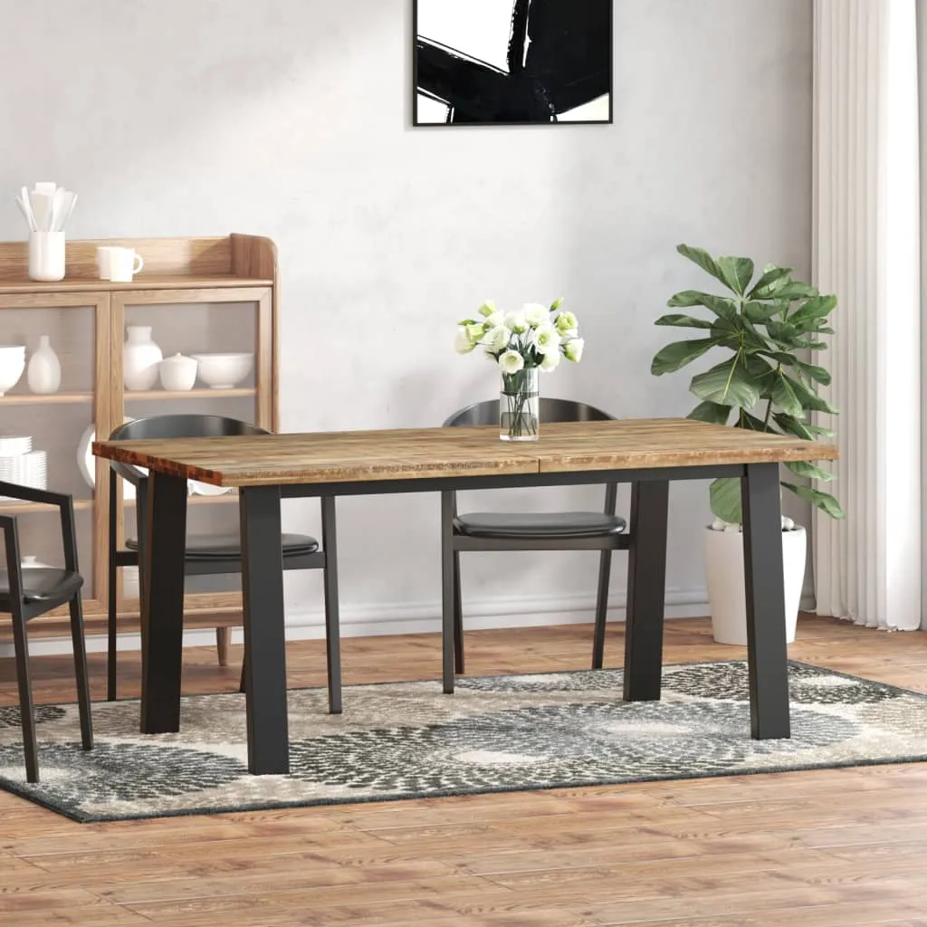 vidaXL Tavolo per Sala da Pranzo in Legno Massello di Acacia 170x90 cm