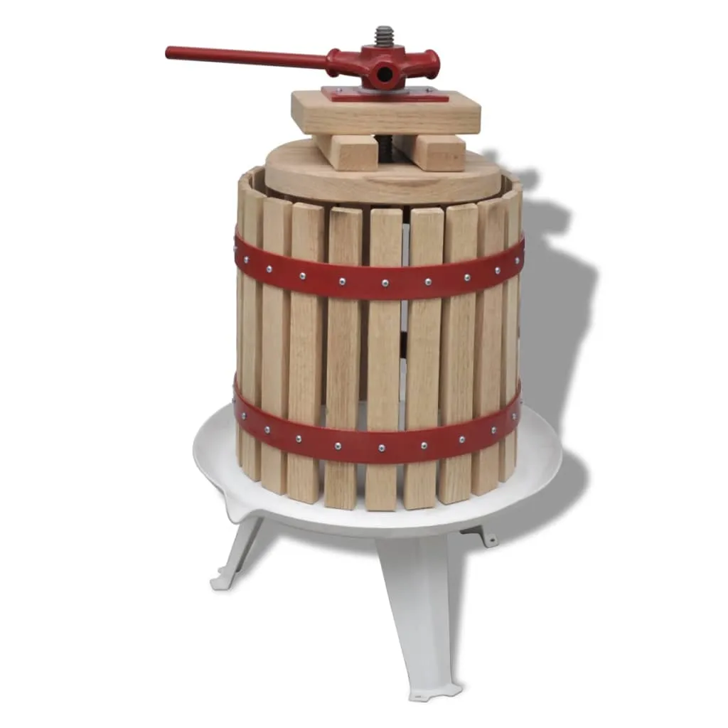 vidaXL Torchio per Frutta e Vino 12 L