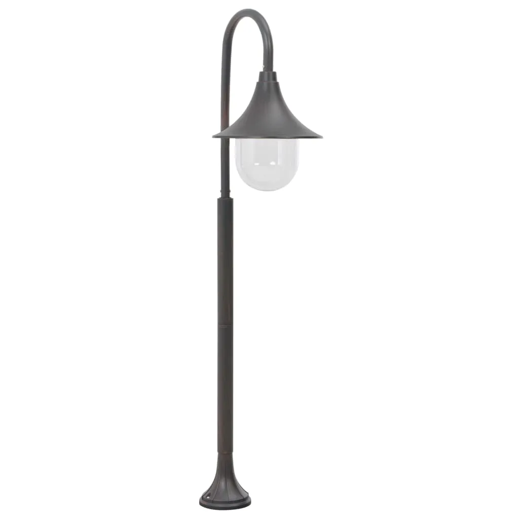 vidaXL Lampione da Giardino E27 120 cm in Alluminio Bronzo