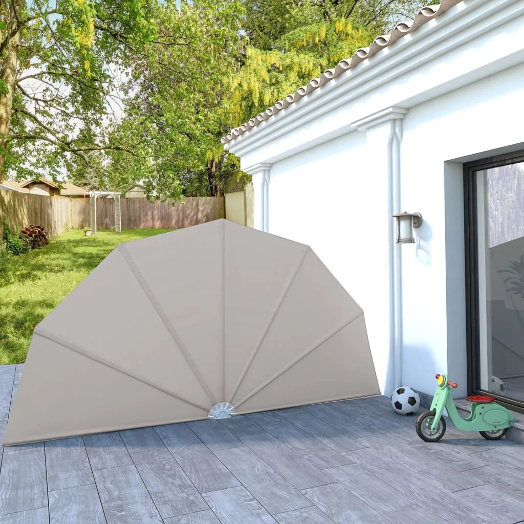 vidaXL Tenda Laterale per Terrazza Pieghevole Crema 200 cm