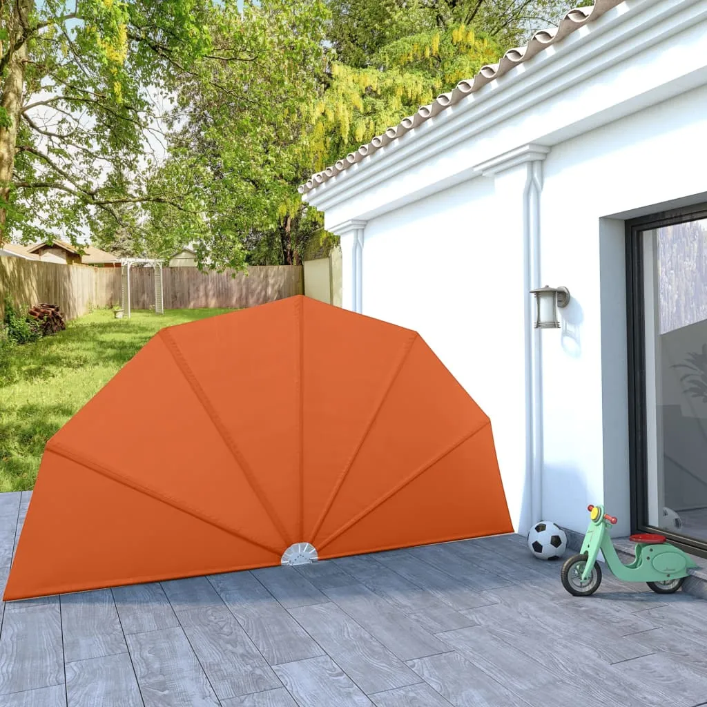 vidaXL Tenda Laterale per Terrazza Pieghevole Terracotta 200 cm