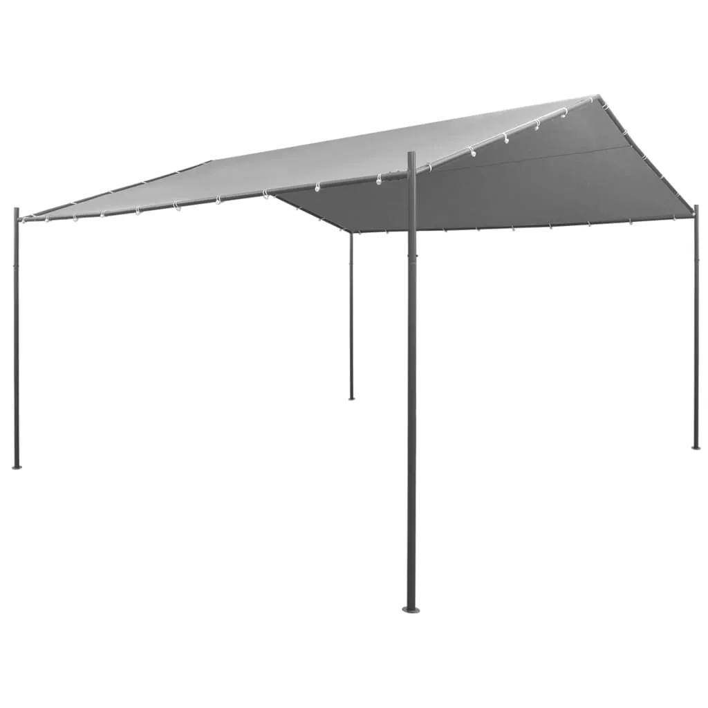 vidaXL Gazebo da Giardino in Acciaio 400x400x260 cm Antracite