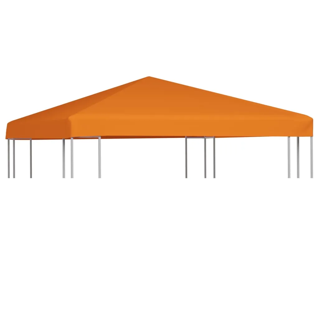 vidaXL Copertura Superiore per Gazebo 310 g/m² 3x3 m Arancione