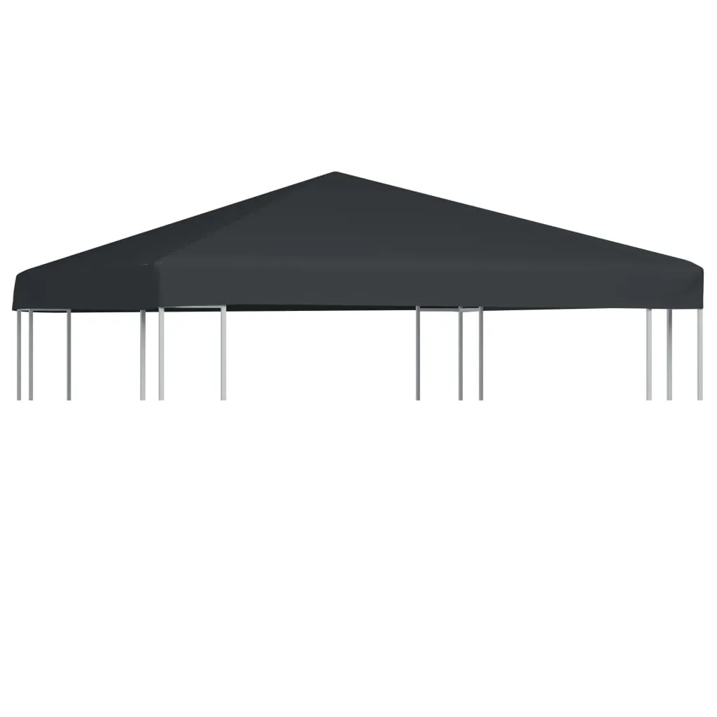 vidaXL Copertura Superiore per Gazebo 310 g/m² 3x3 m Grigio