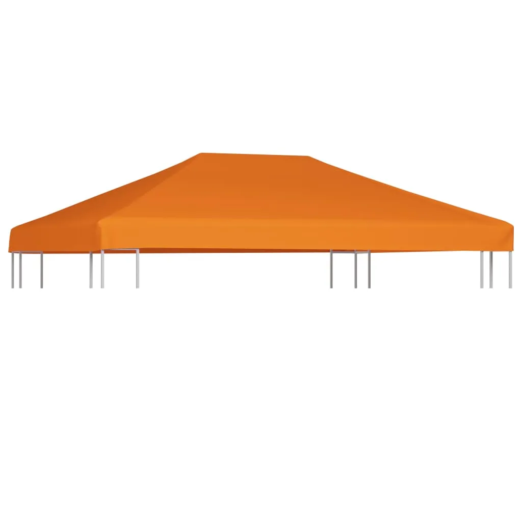 vidaXL Copertura Superiore per Gazebo 310 g/m² 4x3m Arancione