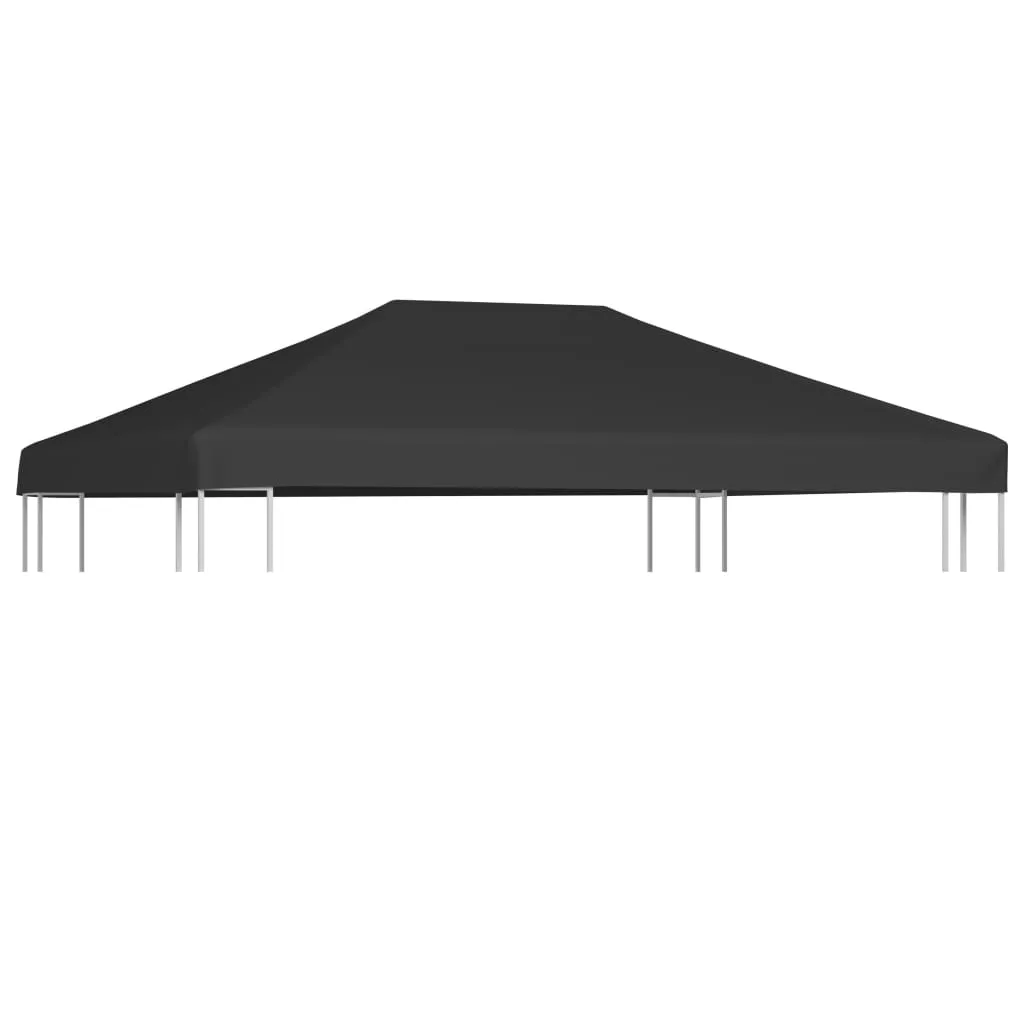 vidaXL Copertura Superiore per Gazebo 310 g/m² 4x3m Grigia