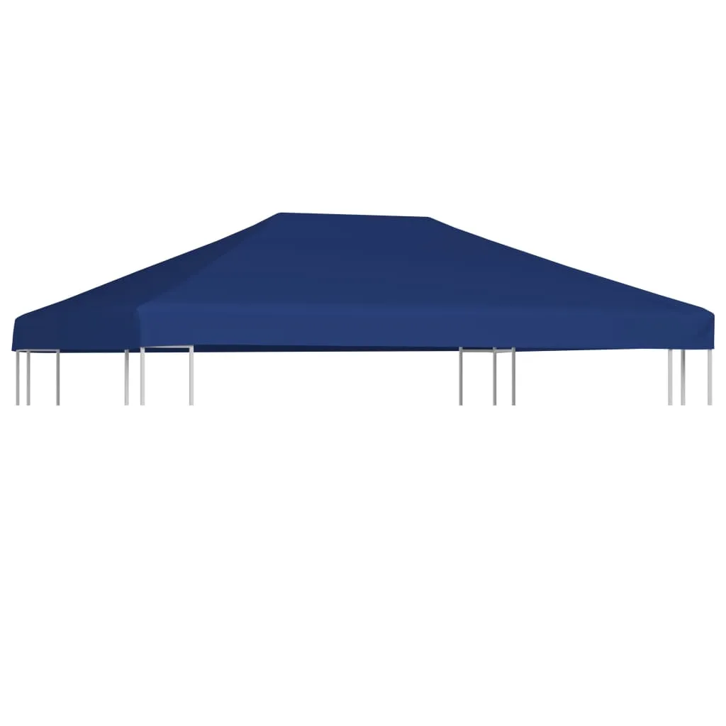 vidaXL Copertura Superiore per Gazebo 310 g/m² 4x3 m Blu