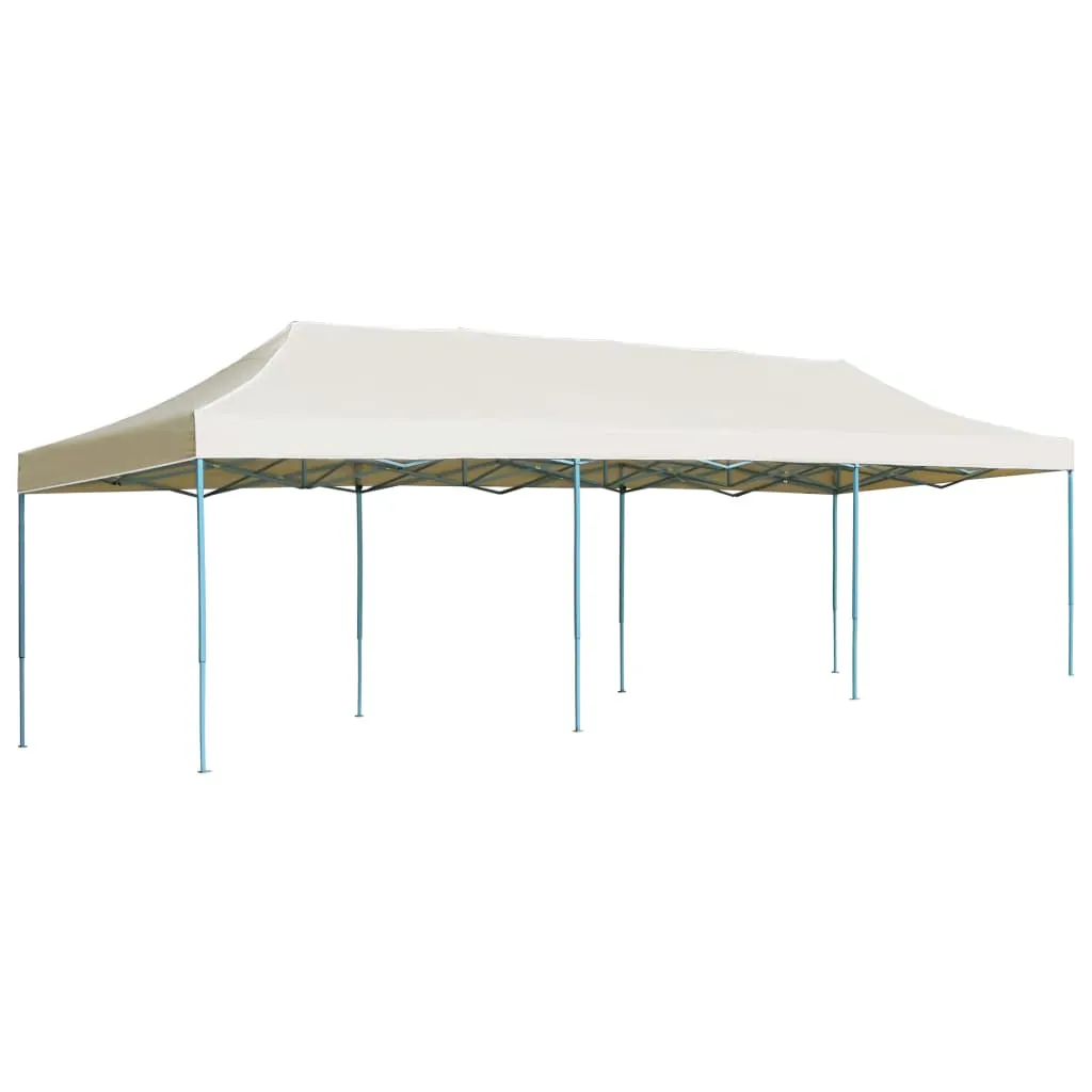 vidaXL Gazebo Pieghevole Pop-Up 3x9 m Crema