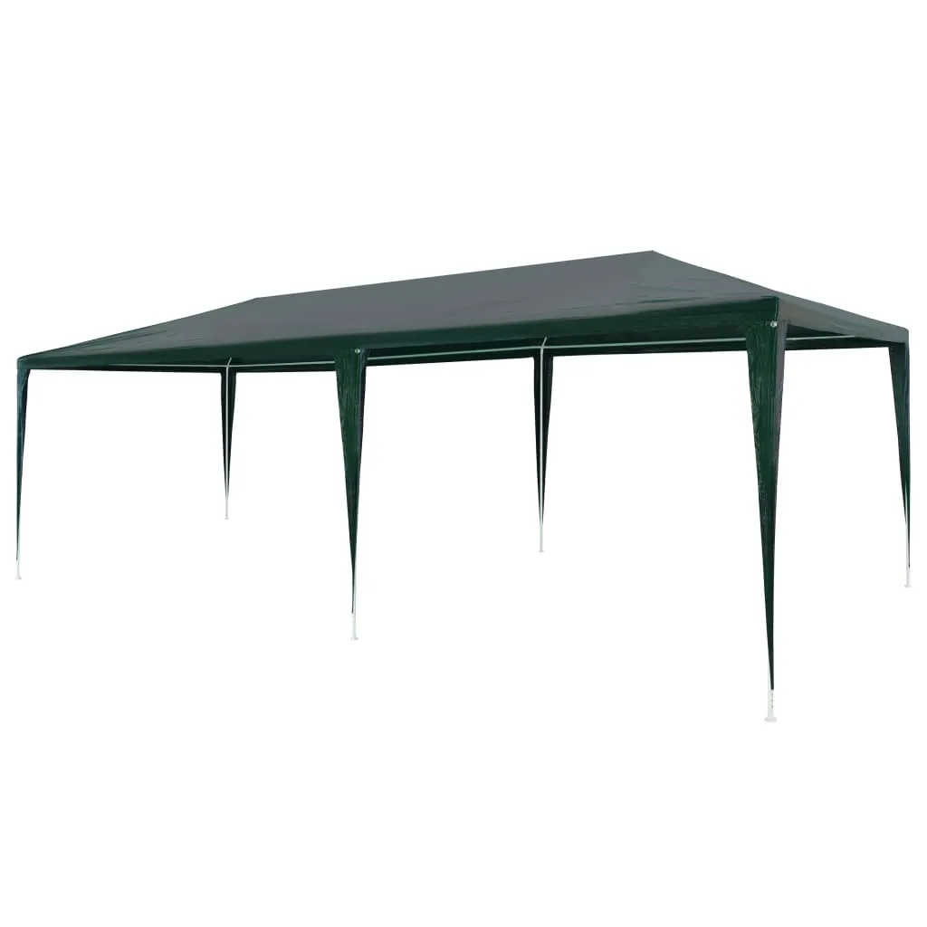 vidaXL Tenda per Feste 3x6 m in PE Verde