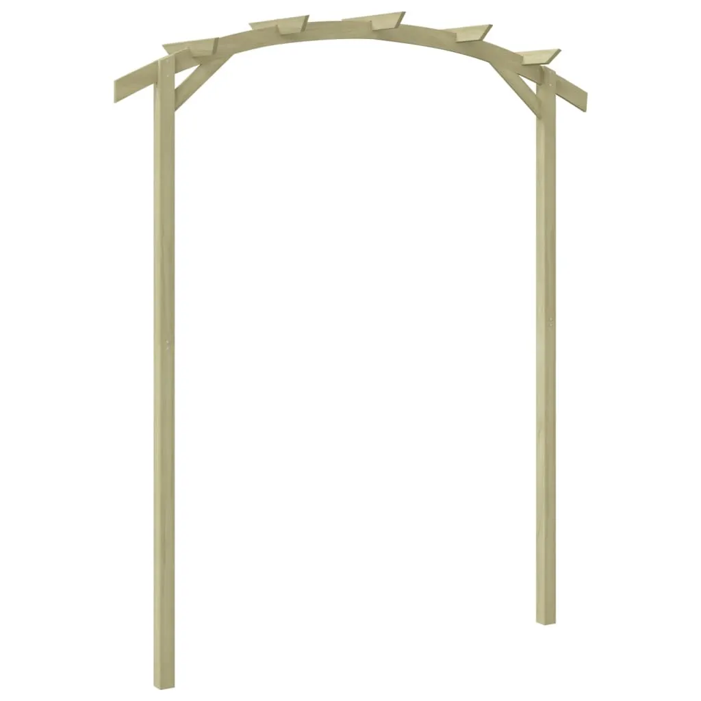 vidaXL Pergola da Giardino Legno di Pino Impregnato 180x210x40 cm