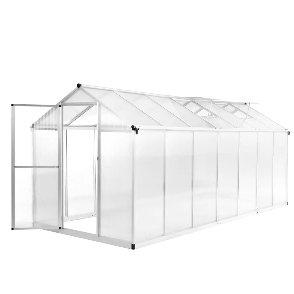 vidaXL Serra in Alluminio 421x190x195 cm 15,6 m³