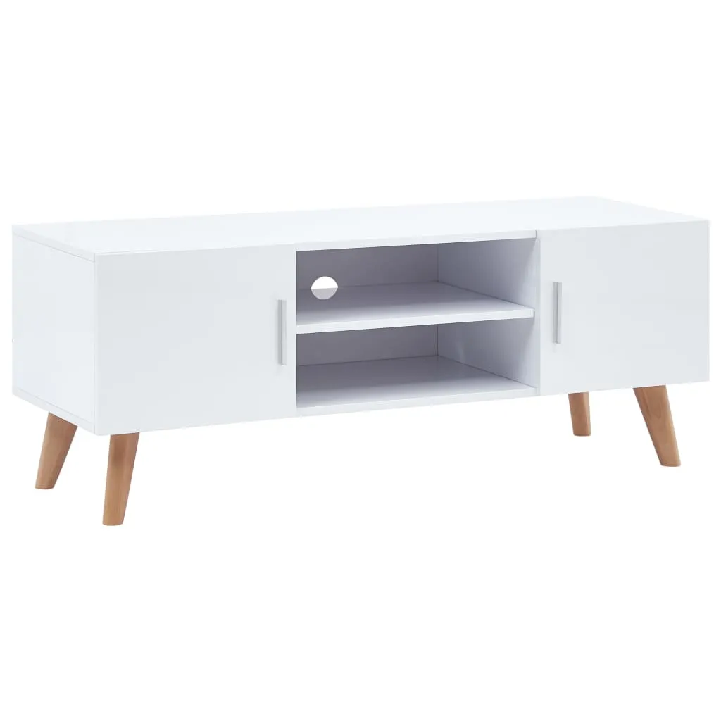 vidaXL Mobile Porta TV Bianco 120x40x46 cm in MDF