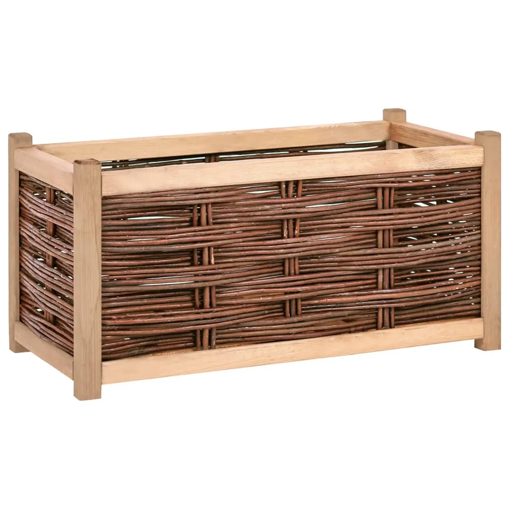 vidaXL Letto Rialzato da Giardino 80x40x40 cm Legno Massello di Pino