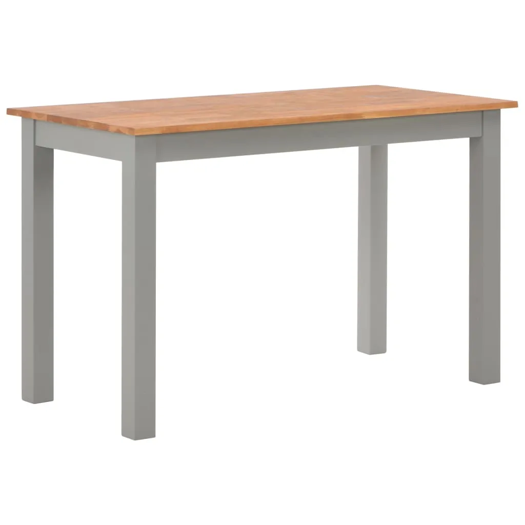 vidaXL Tavolo da Pranzo 120x60x74 cm in Legno Massello di Rovere