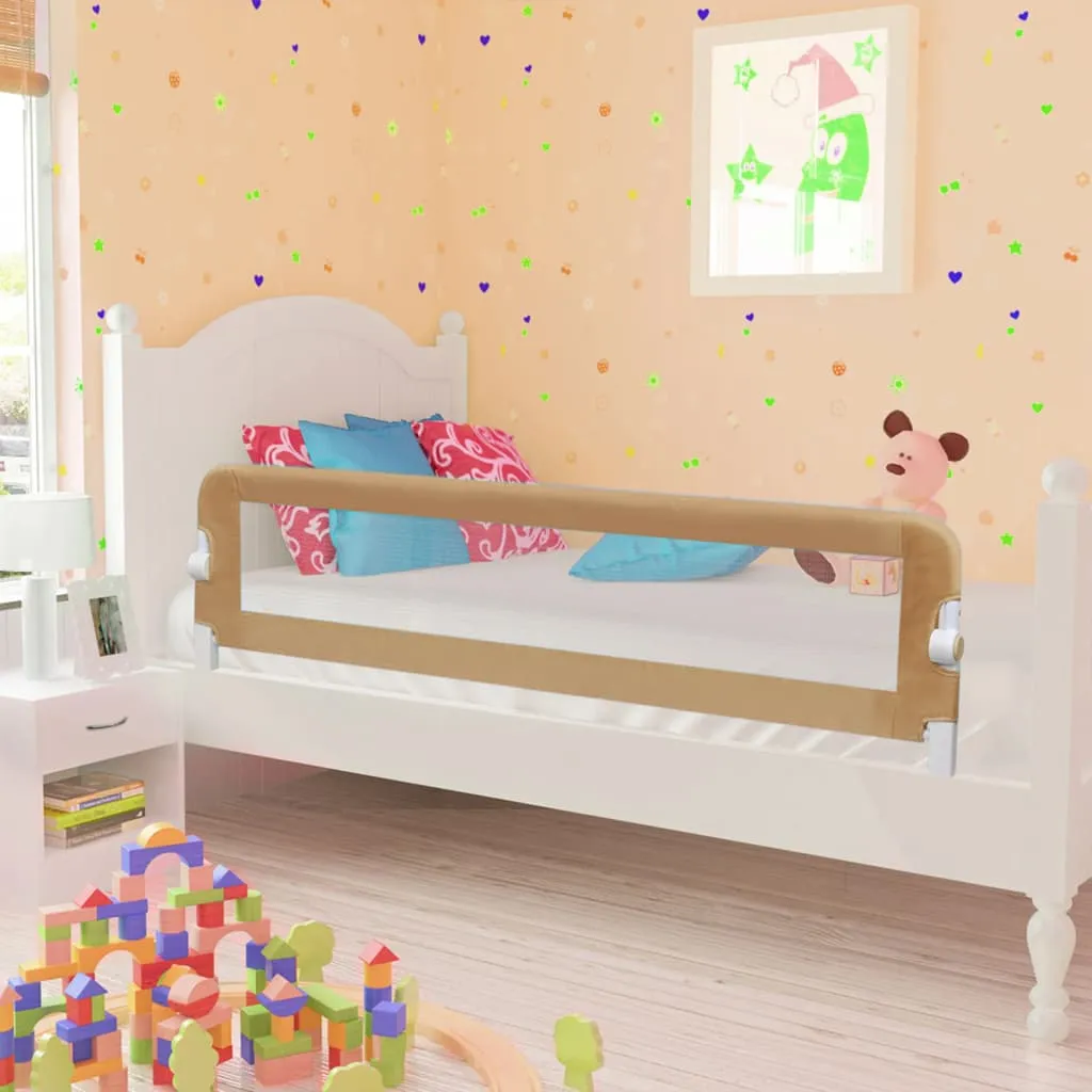 vidaXL Sponde Letto di Sicurezza per Bambini Talpa 150x42cm Poliestere