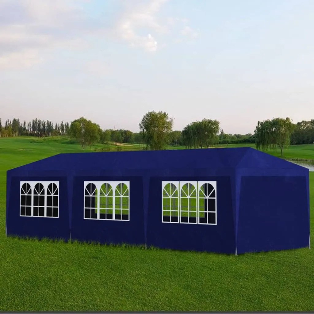 vidaXL Tenda per Feste 3x9 m Blu