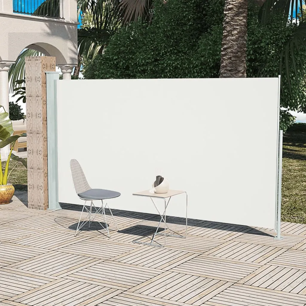 vidaXL Tendalino Laterale per Patio Terrazzo 160 x 300 cm Crema