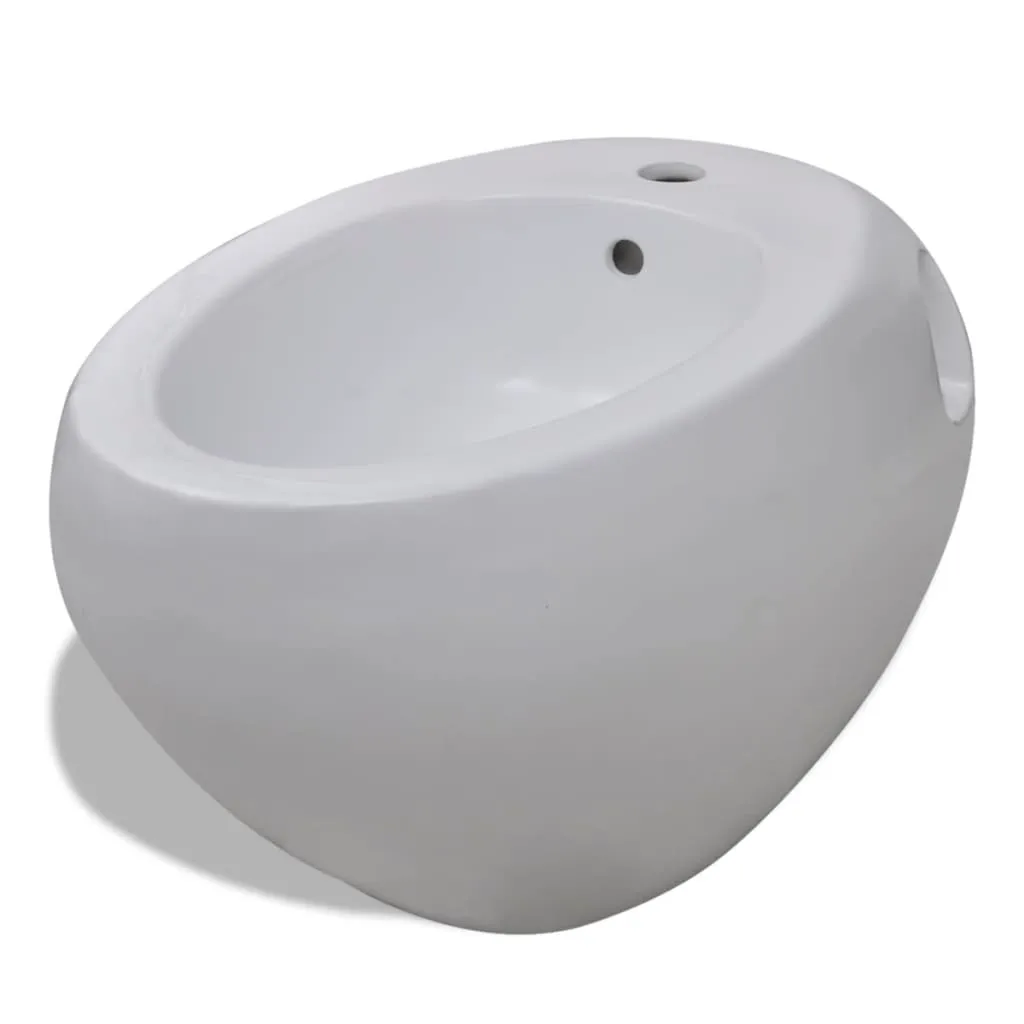 Bidet sospeso ceramica bianca