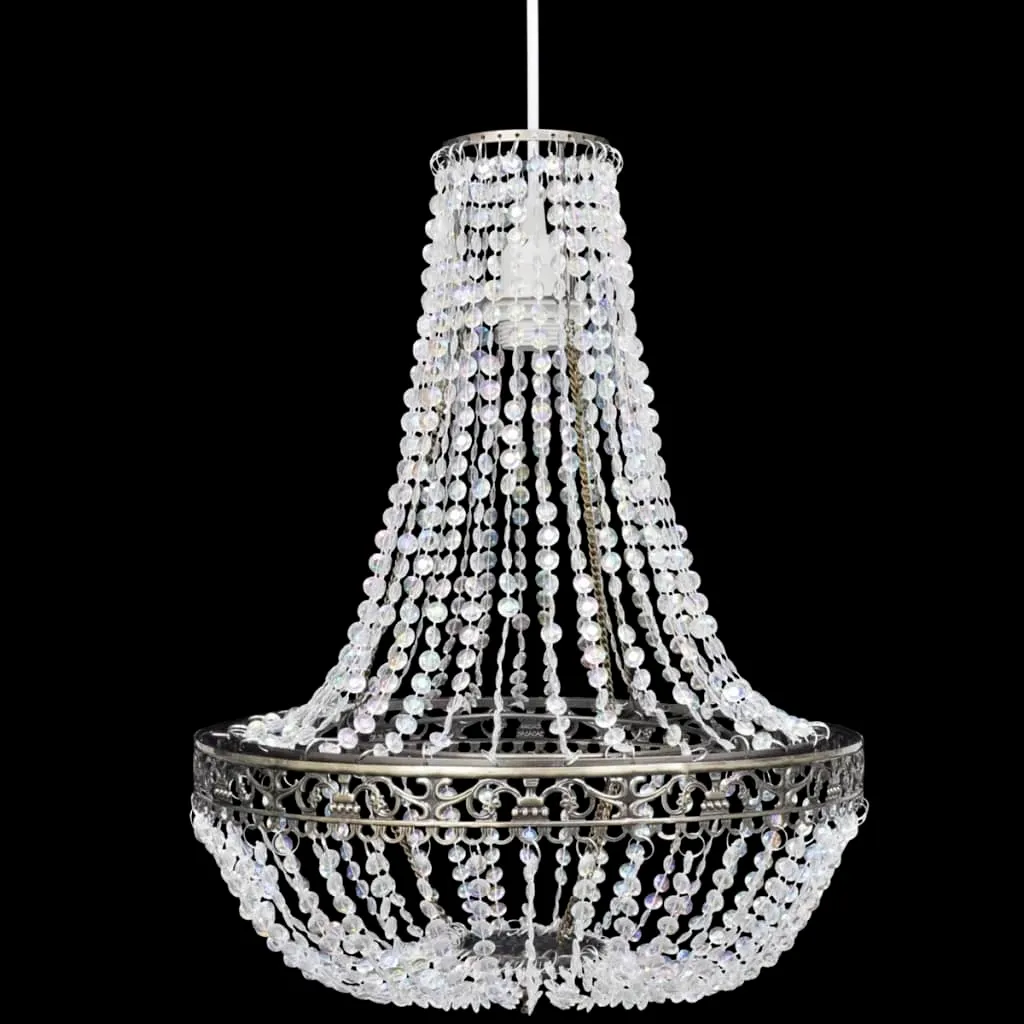 vidaXL Lampadario da Soffitto in Cristallo 36,5 x 46 cm