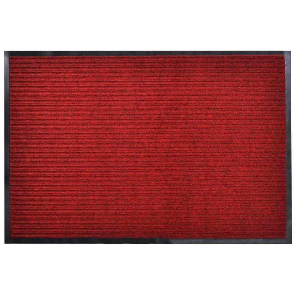 vidaXL Zerbino Rosso in PVC 90 x 120 cm