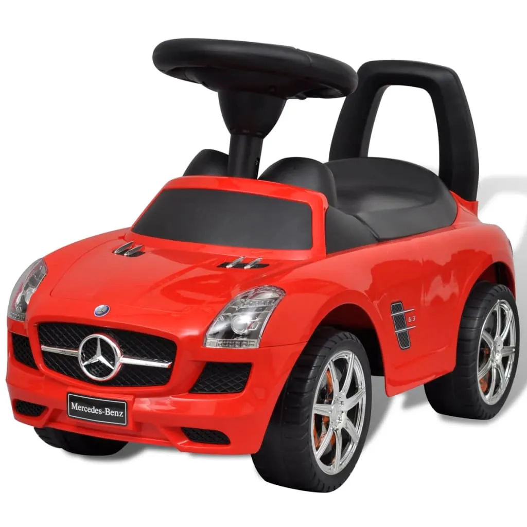 vidaXL Automobile a Spinta Mercedes Benz Rossa Cavalcabile Bambini