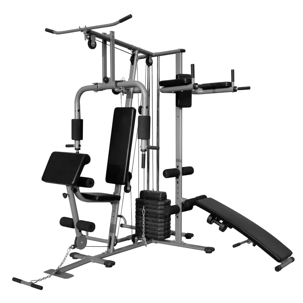 vidaXL Palestra Multifunzione Domestica Home Gym 65 kg