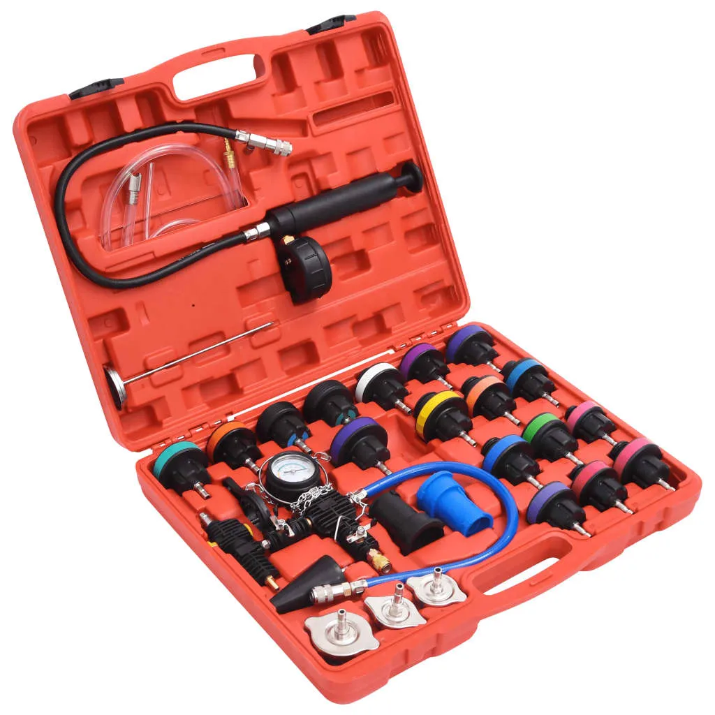 vidaXL Kit Tester Pressione del Radiatore 28 pz