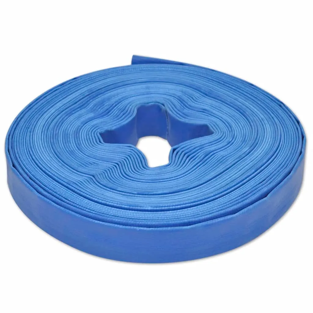 vidaXL Tubo Piatto d'Acqua 25 m 1 Pollice in PVC