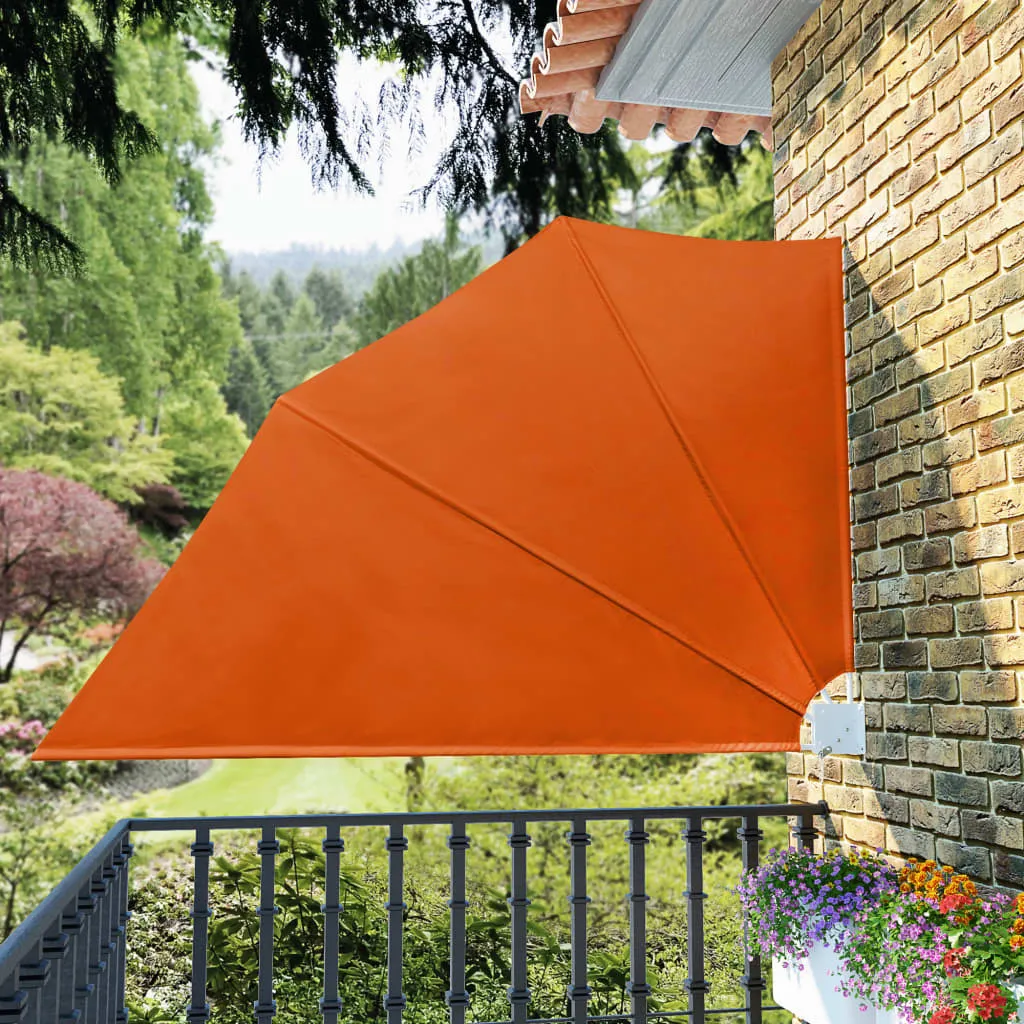 vidaXL Tenda Laterale per Balcone Pieghevole Terracotta 160x240 cm