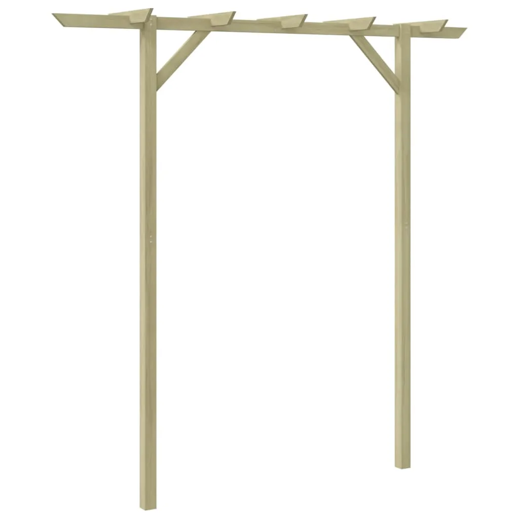 vidaXL Pergolato da Giardino 200x40x205 cm in Legno