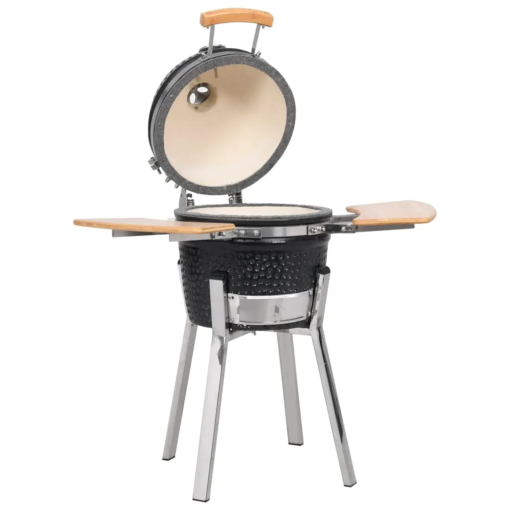 vidaXL Griglia Barbecue Kamado Affumicatore in Ceramica 81 cm