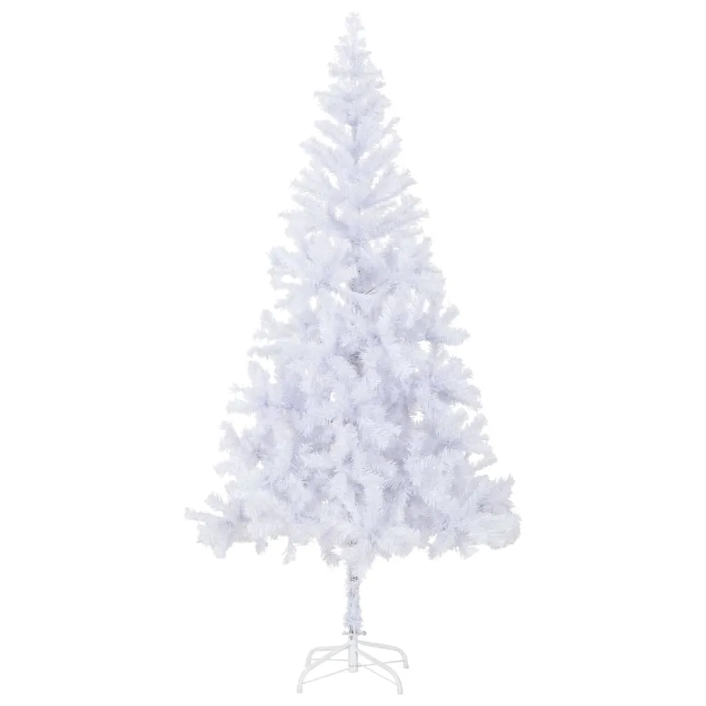 vidaXL Albero Natale Artificiale con Supporto Acciaio 210 cm 910 Rami