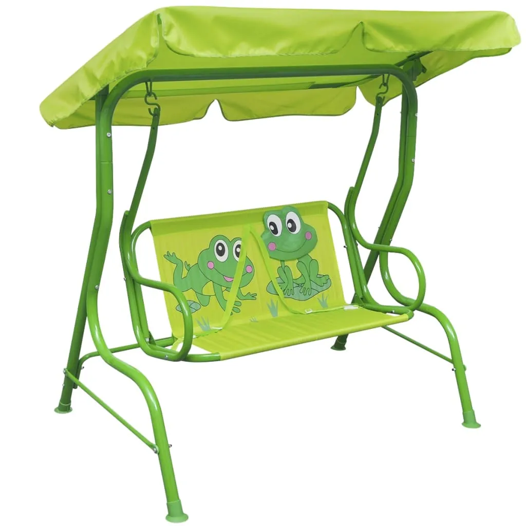 vidaXL Altalena per Bambini Verde