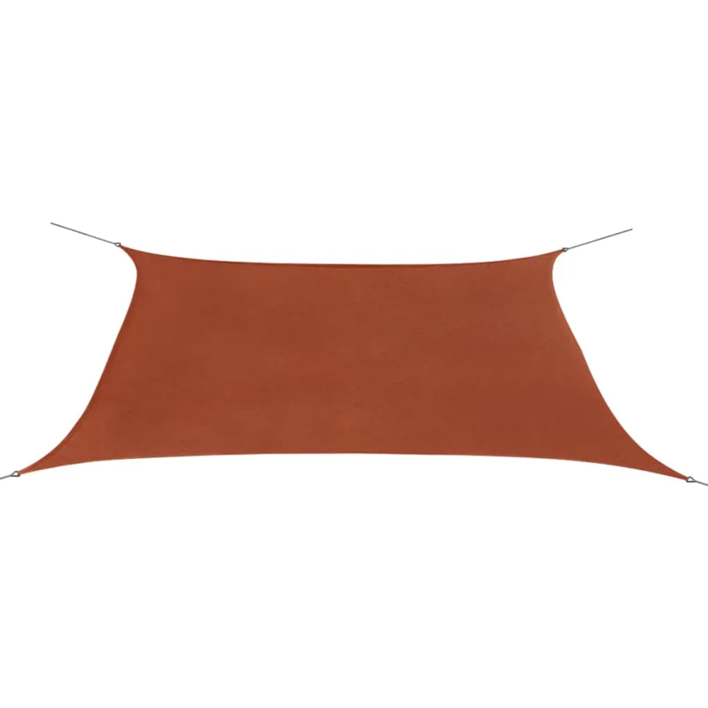 vidaXL Parasole a Vela Oxford Rettangolare 2x4 m Terracotta