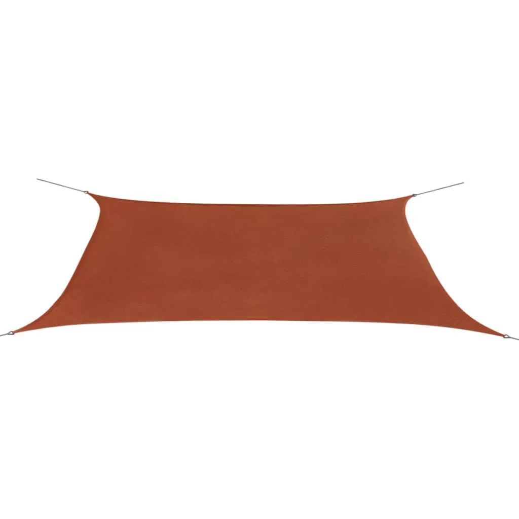 vidaXL Parasole a Vela Oxford Rettangolare 4x6 m Terracotta