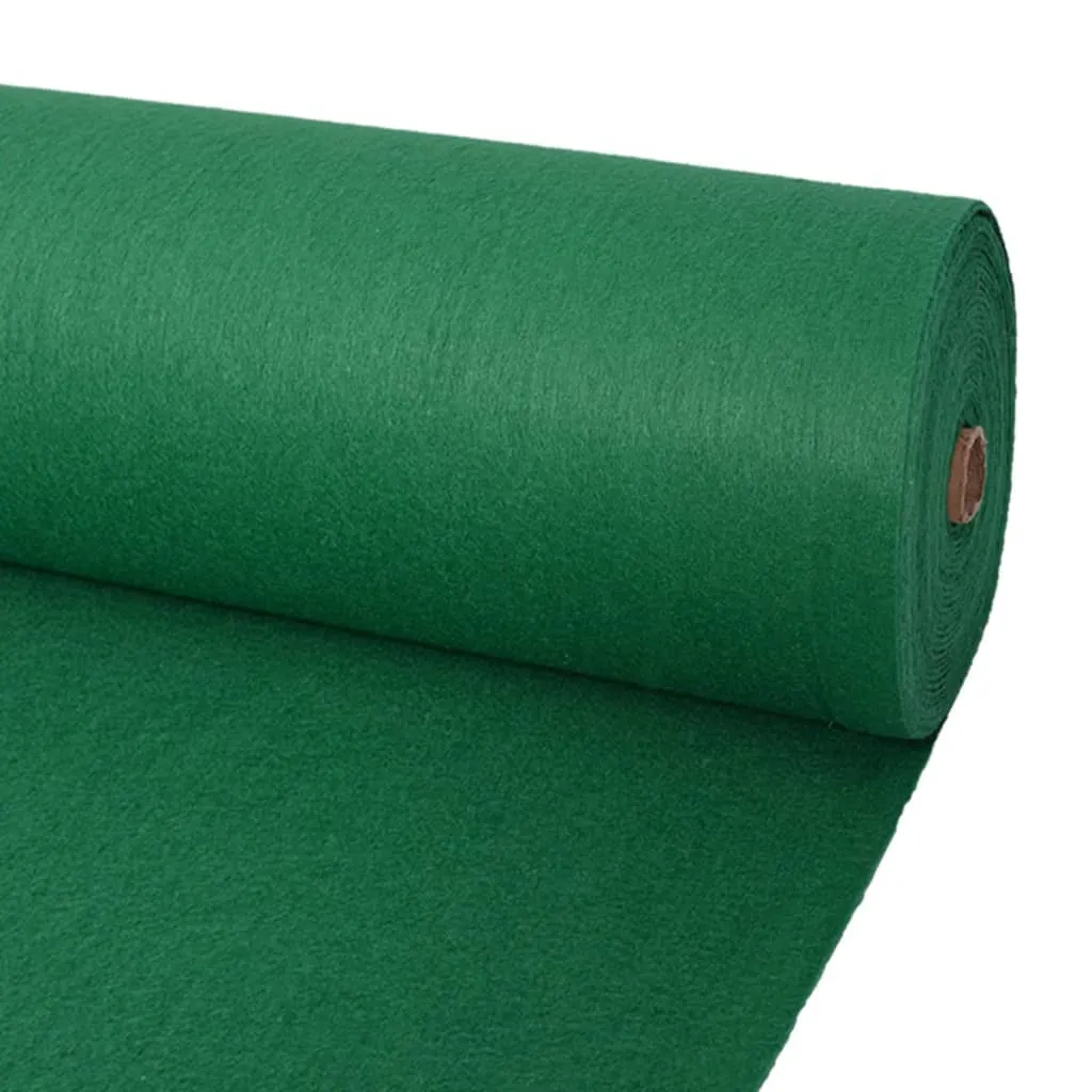 vidaXL Tappeto Piatto da Esposizione 1x12 m Verde