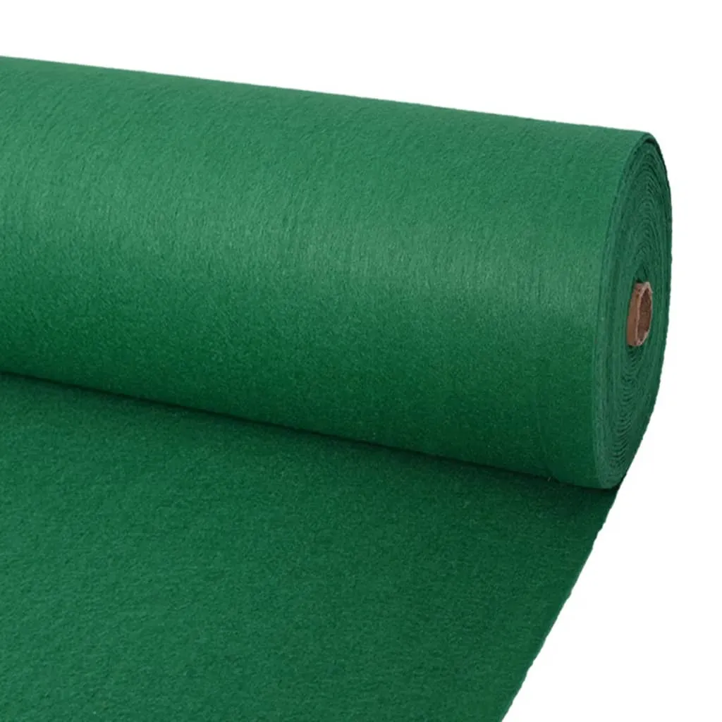 vidaXL Tappeto Piatto da Esposizione 1x24 m Verde