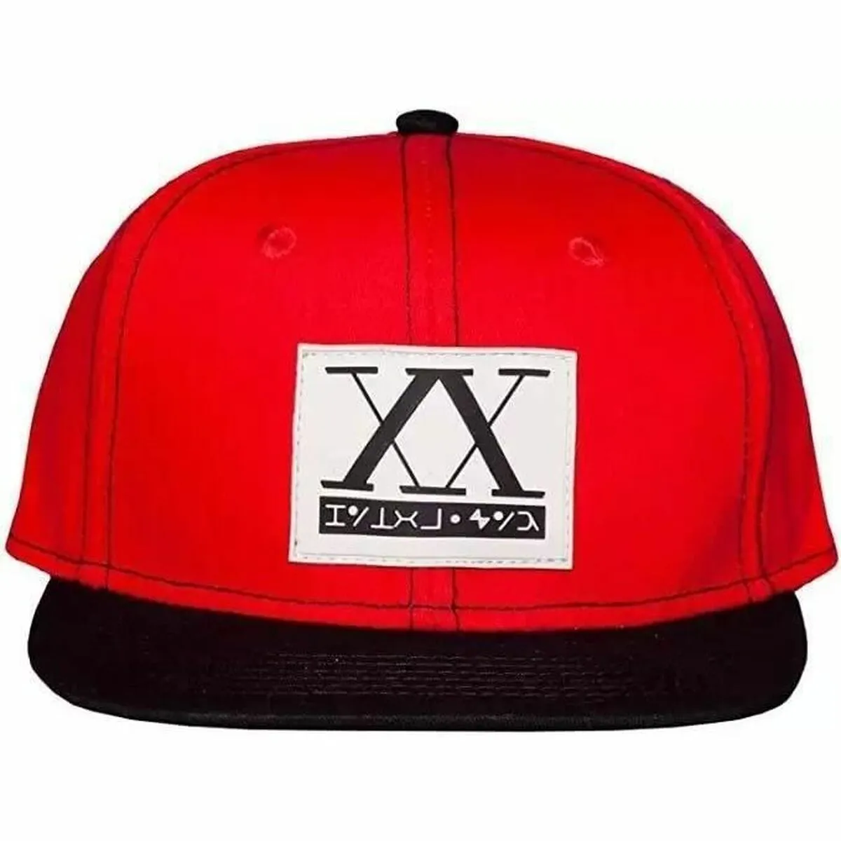 Berretto Difuzed Hunterx XX Logo Rosso Nero