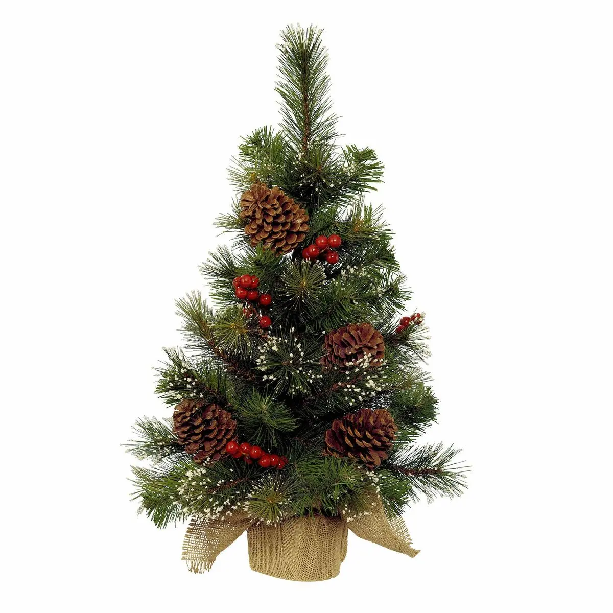 Albero di Natale Everlands PVC Nevoso Abete 30 x 45 cm Mini