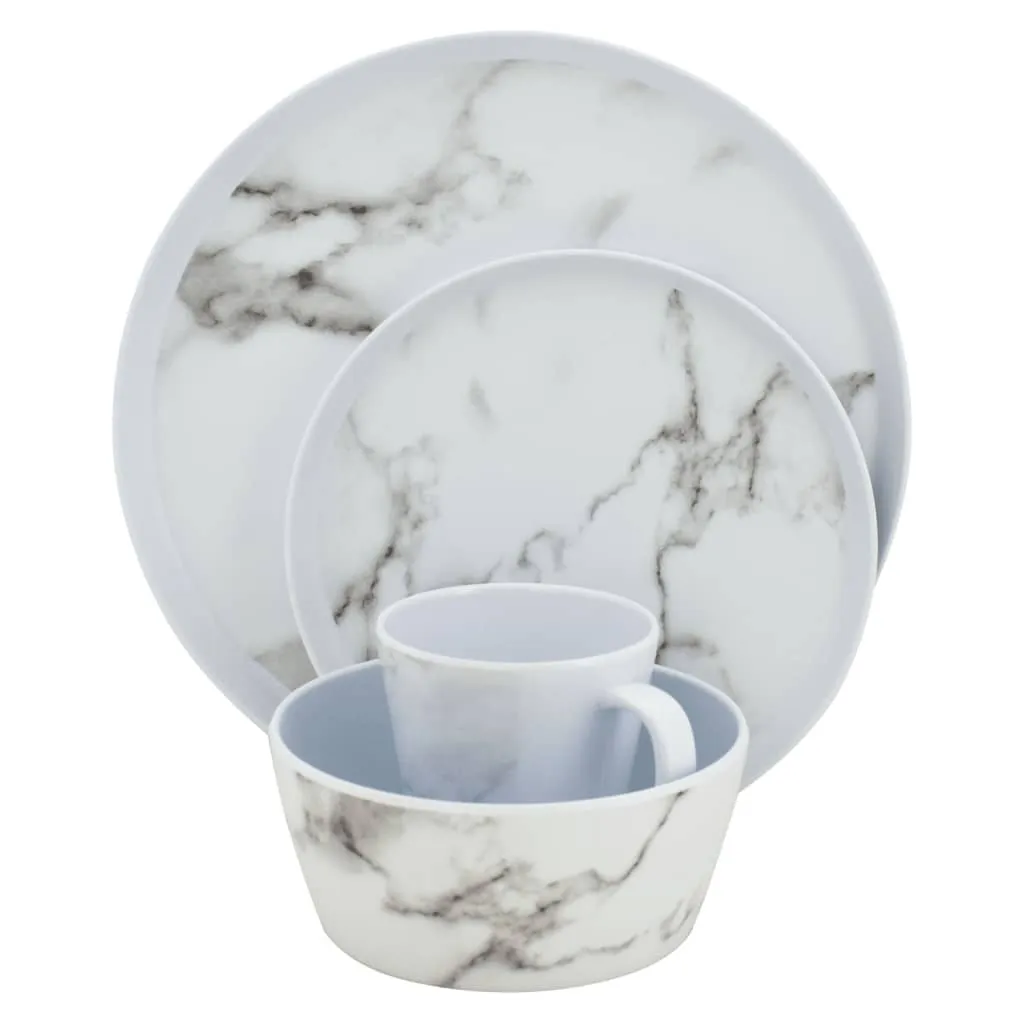 Eurotrail Set Stoviglie 16 pz Marble