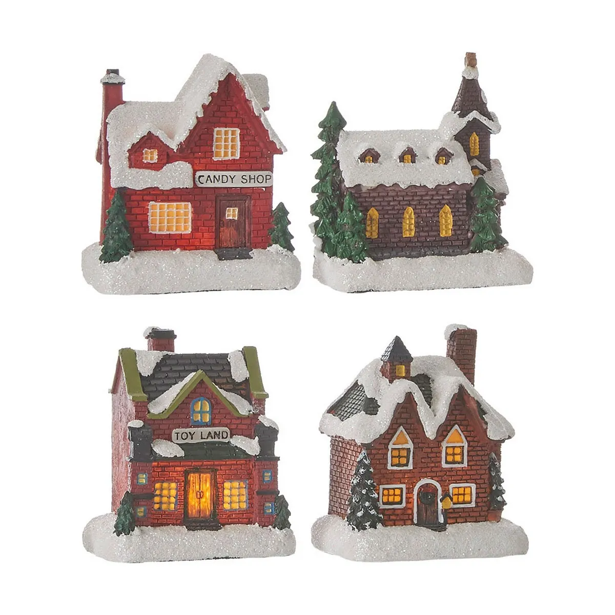 Decorazione Natalizia House of Seasons 10 X 5,5 X 8,5 CM