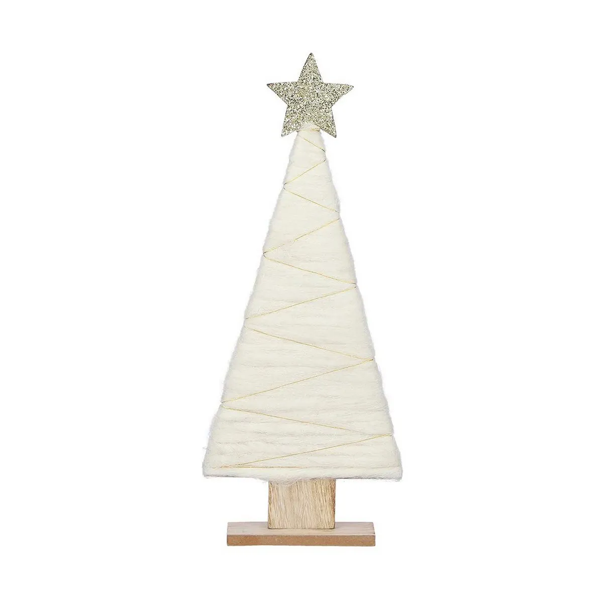 Albero di Natale Black Box Legno Bianco (17 x 5 x 40 cm)