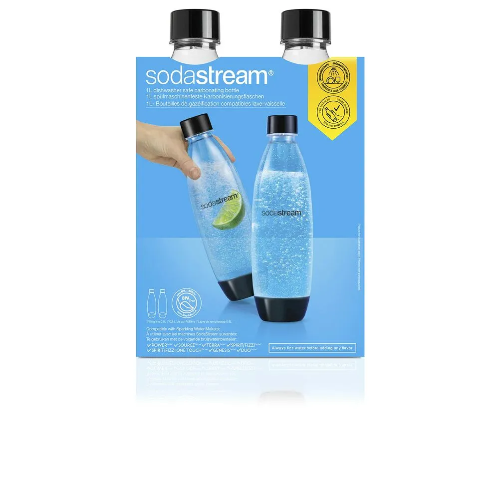 Macchina per Soda sodastream 3000241 Gassificato Nero 1 L