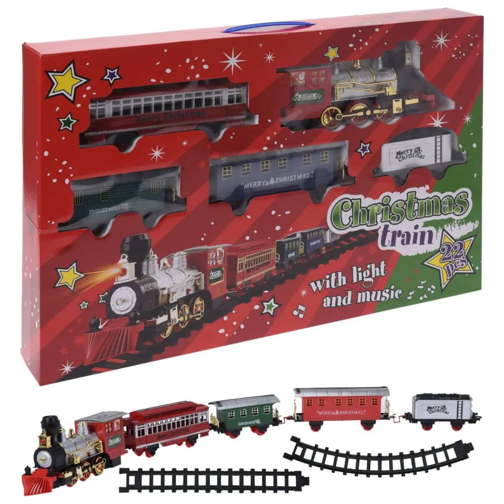 Ambiance Set Trenino di Natale 22 pz