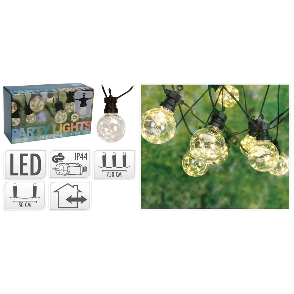 ProGarden Set di Luci LED per Feste 80 Lampadine