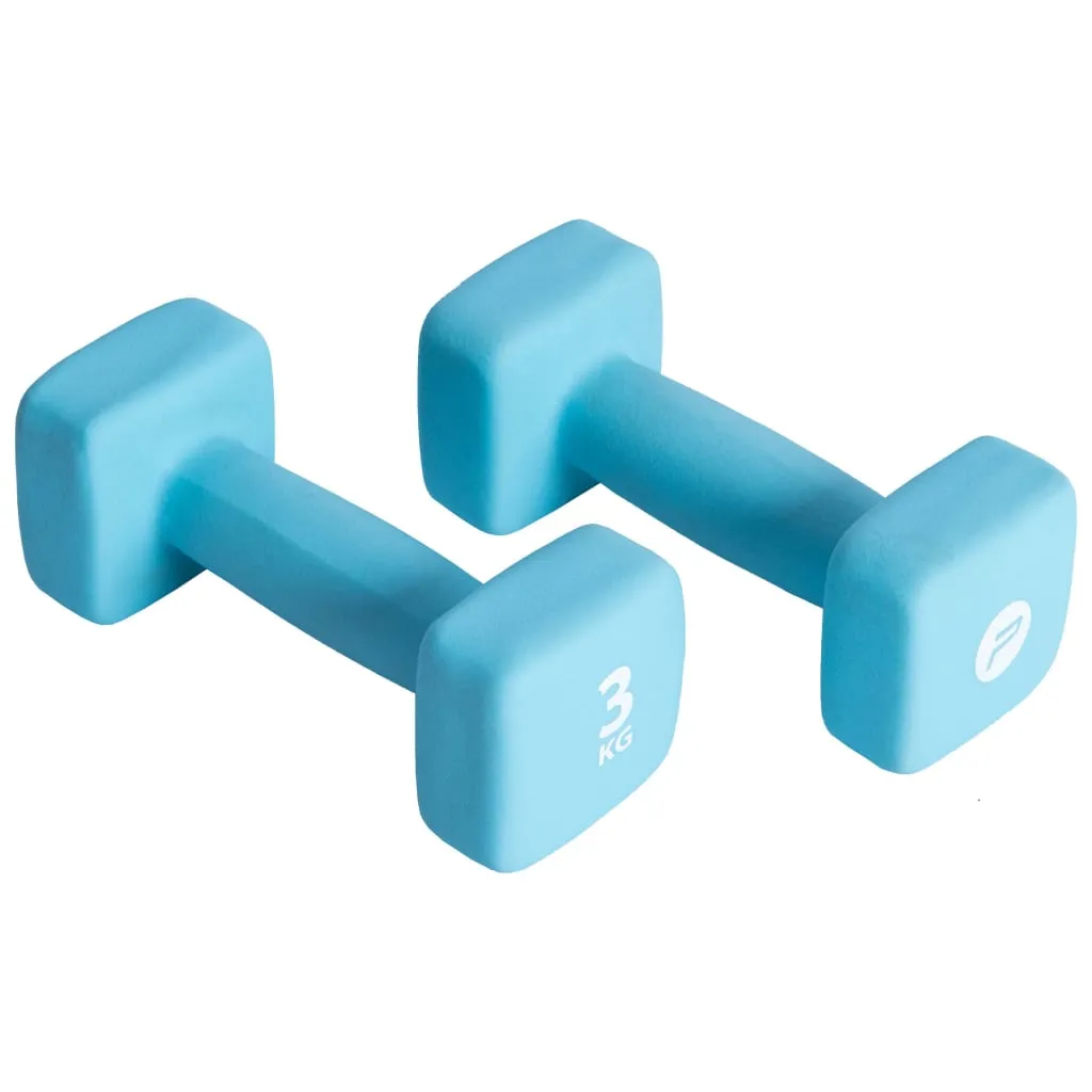 Pure2Improve Set Manubri 2x3 kg in Neoprene Blu