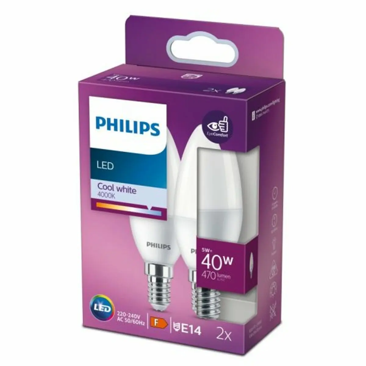 Lampada LED Philips F (4000 K)