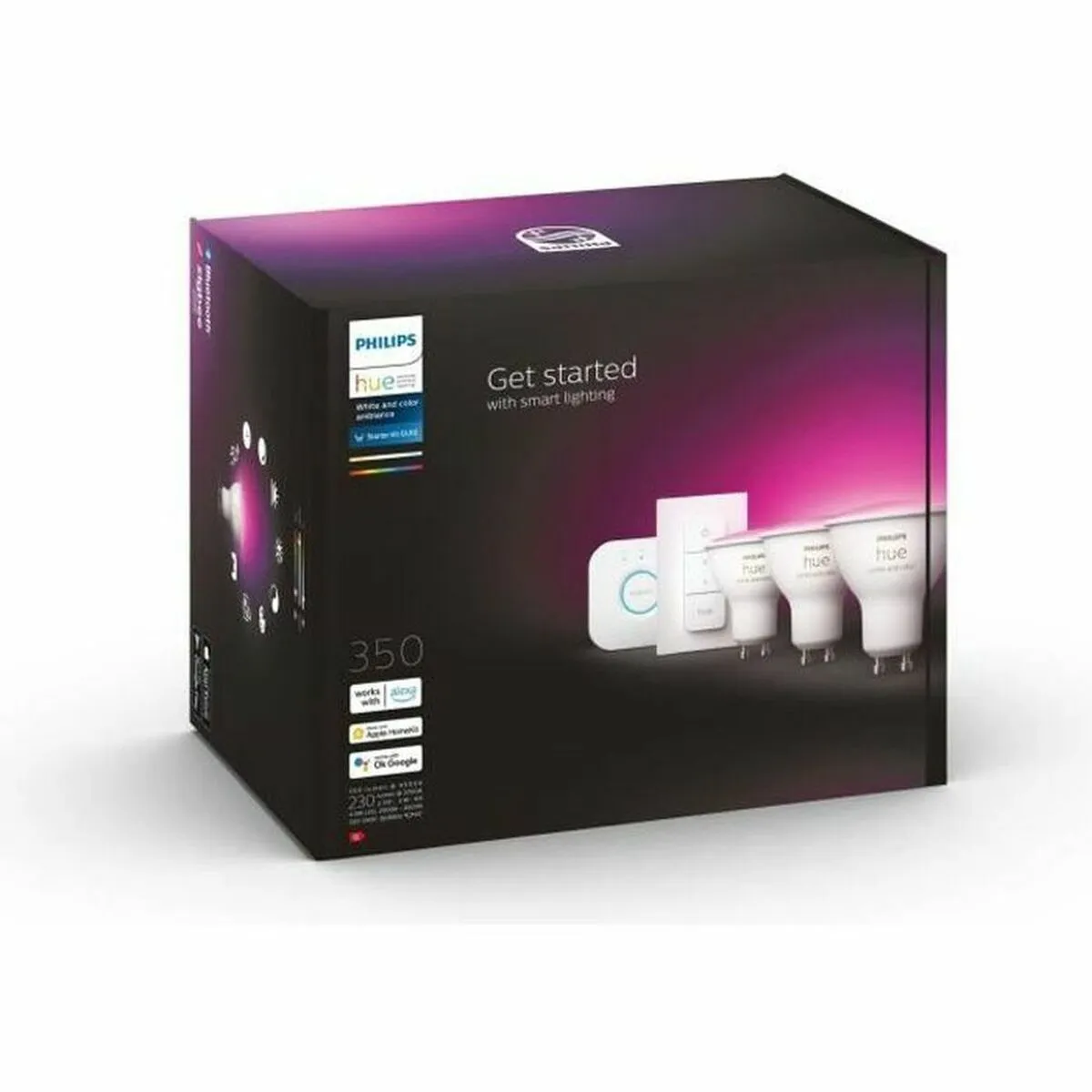 Lampadina Intelligente Philips Kit de inicio GU10